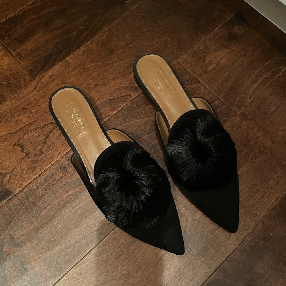 Aquazurra puff flats